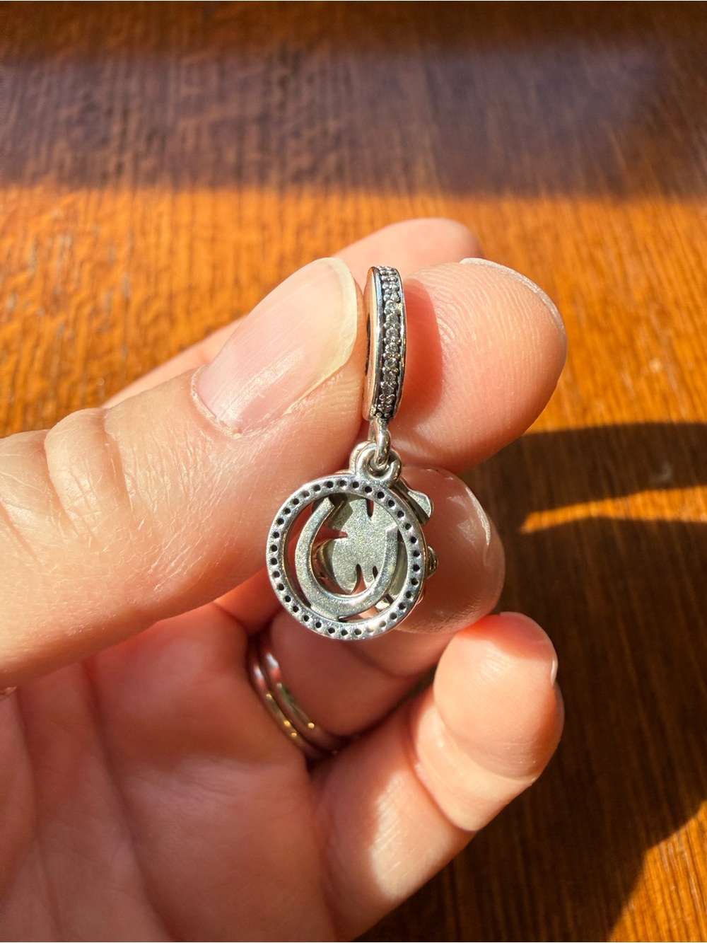 Pandora Sterling Silver Four-Leaf Clover Charm - Silver - Picture 2 of 4